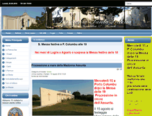 Tablet Screenshot of parrocchiasantavittoria.org